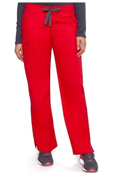 Clearance Women's Drawstring Solid Scrub Pant, , large