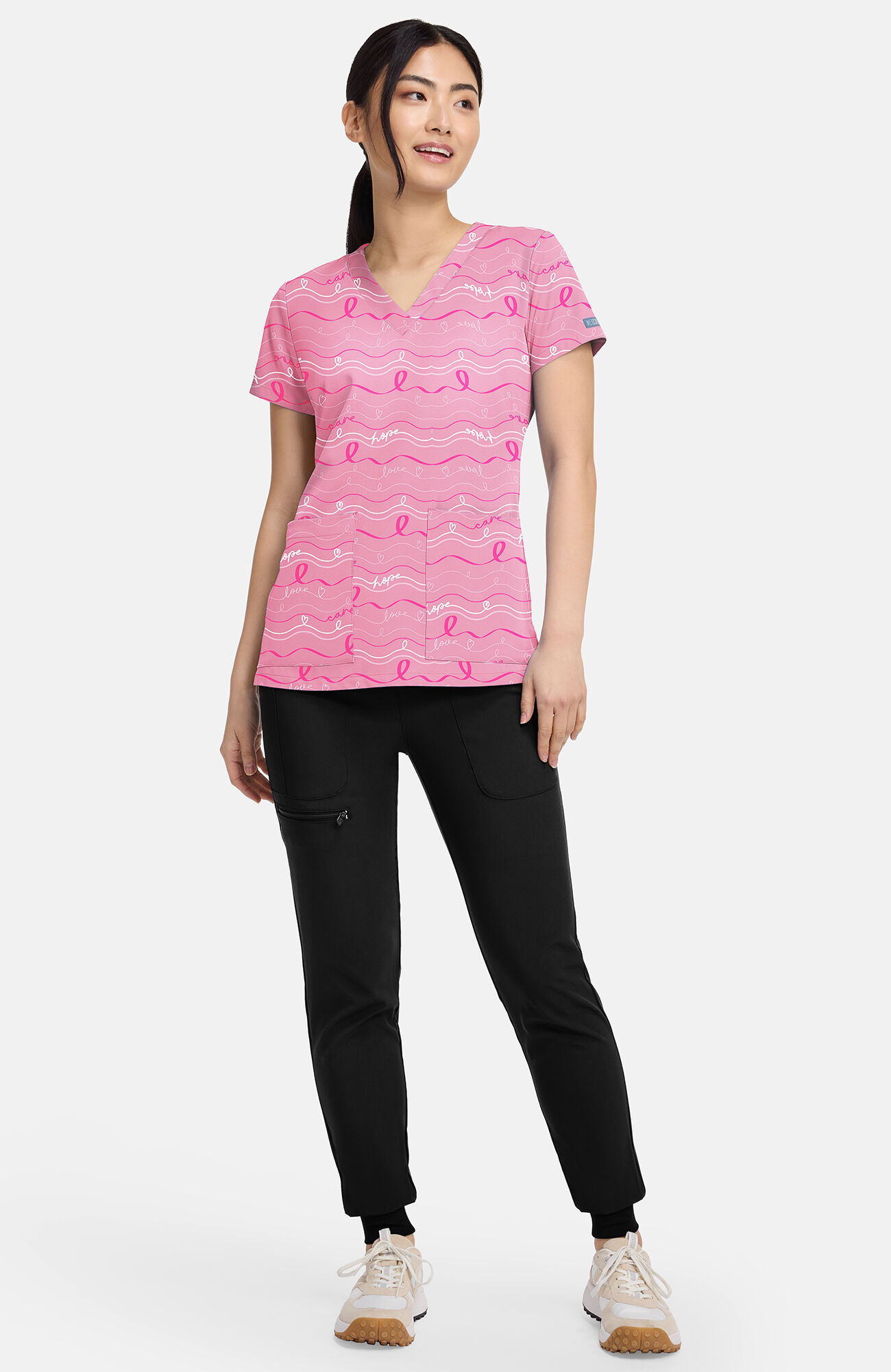 Women's Vicky In The Loop Print Scrub Top
