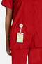 Clearance Women's Snap Front V-Neck Scrub Top, , large
