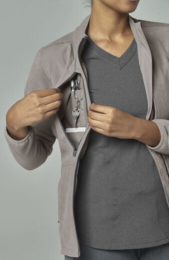 Women's Micro Fleece Zip Pocket Jacket