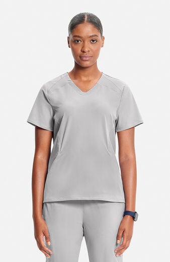 Women's Pouch Pocket V-Neck Scrub Top Women's Pouch Pocket V-Neck Scrub Top