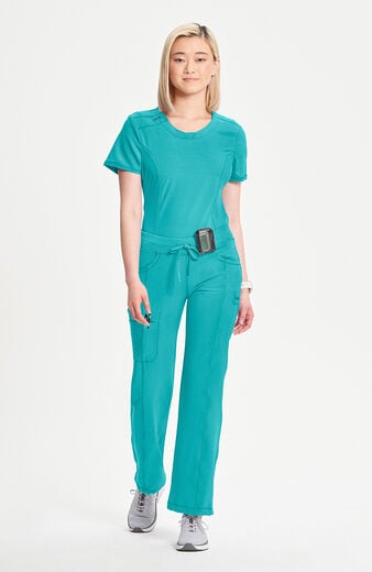 Women's Rib Knit Drawstring Waist Scrub Pant Women's Rib Knit Drawstring Waist Scrub Pant