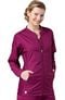 Clearance Women's COOLMAX Mesh Panel Solid Scrub Jacket, , large