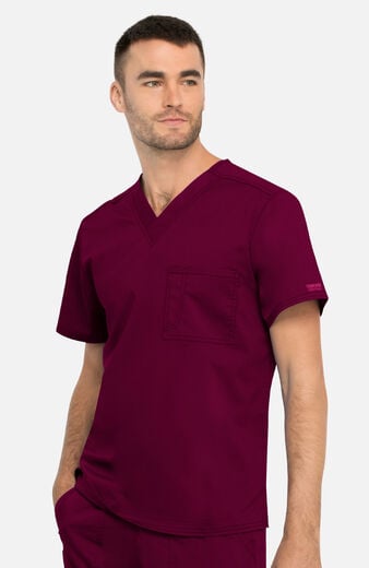 Unisex Tuck-In V-Neck Scrub Top  Unisex Tuck-In V-Neck Scrub Top