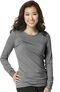 Women's Silky Long Sleeve Stripe Print T-Shirt, , large