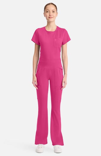Women's Knit Flare Leg Yoga Scrub Pant Women's Knit Flare Leg Yoga Scrub Pant