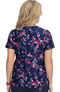 Clearance Women's Lola Keyhole Neck Butterfly Dream Print Scrub Top, , large