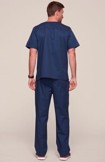 Men's Scrub Set: V-Neck Top & Utility Pant Men's Scrub Set: V-Neck Top & Utility Pant