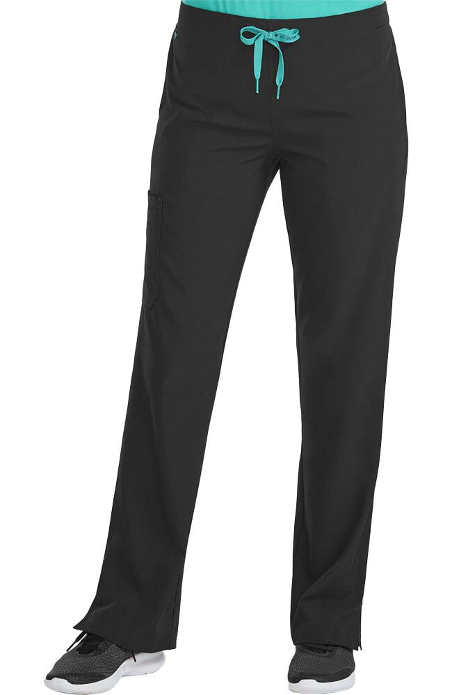 Women's Drawstring Cargo Pocket Scrub Pant, , large