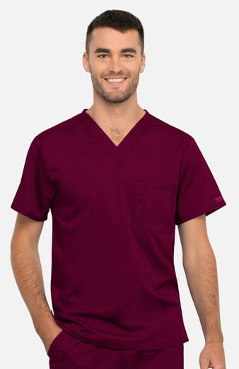 Unisex Tuck-In V-Neck Scrub Top  Unisex Tuck-In V-Neck Scrub Top