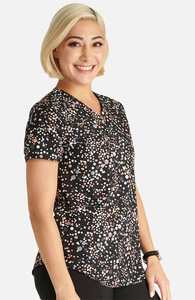 Clearance Women's V-Neck Tuckable Print Top, , large