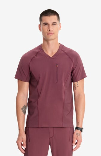 Men's V-Neck Raglan Sleeve Scrub Top Men's V-Neck Raglan Sleeve Scrub Top
