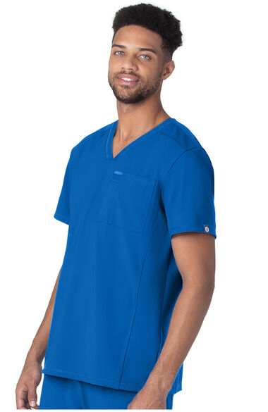 Clearance Men's Extreme Stretch Solid Scrub Top, , large