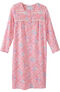 Women's Open Back Printed Cotton Nightgown, , large