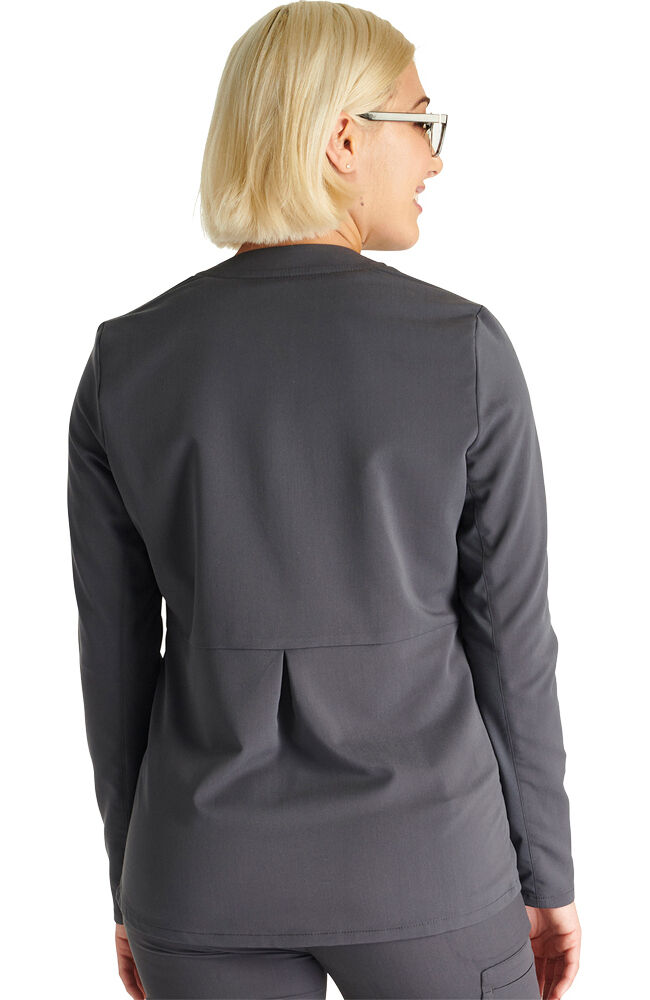 Gray outlet scrub jacket
