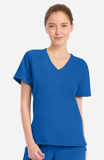 Women's Tuck-In Curved V-Neck Scrub Top Women's Tuck-In Curved V-Neck Scrub Top
