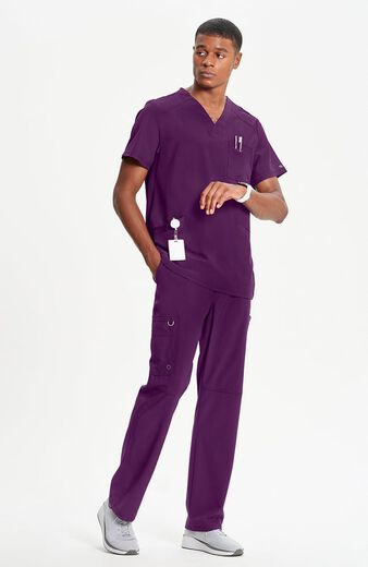 Men's Stretch V-Neck Scrub Top Men's Stretch V-Neck Scrub Top