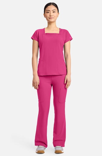 Women's Square Neck Scrub Top Women's Square Neck Scrub Top