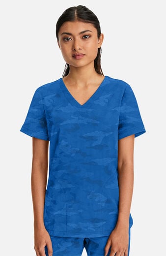 Women's Joy V-Neck Camo Scrub Top Women's Joy V-Neck Camo Scrub Top