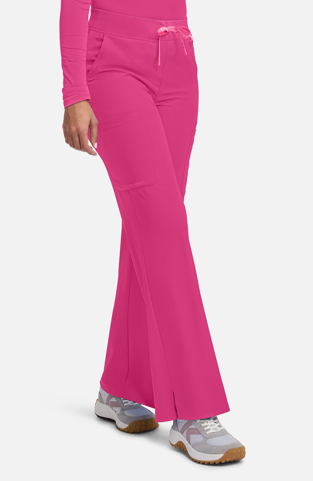 Women's Wide Leg Pull On Scrub Pant, , large