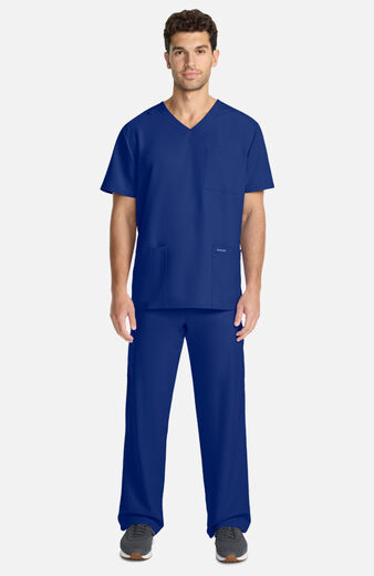 Men's 3-Pocket V-Neck Scrub Top Men's 3-Pocket V-Neck Scrub Top