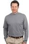 Unisex Long Sleeve Mock Turtleneck T-Shirt, , large