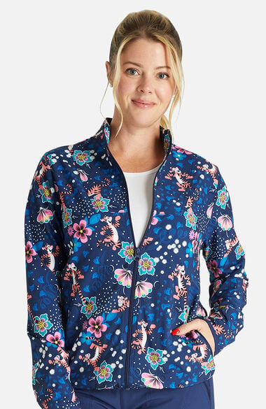 Women's Tigger Bounces Print Packable Scrub Jacket, , large