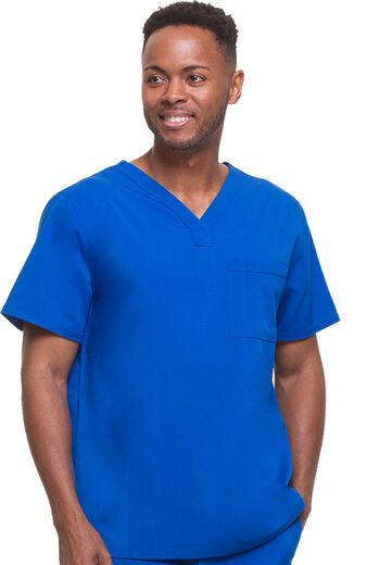 Men's James V-Neck Solid Scrub Top, Men's James V-Neck Solid Scrub Top