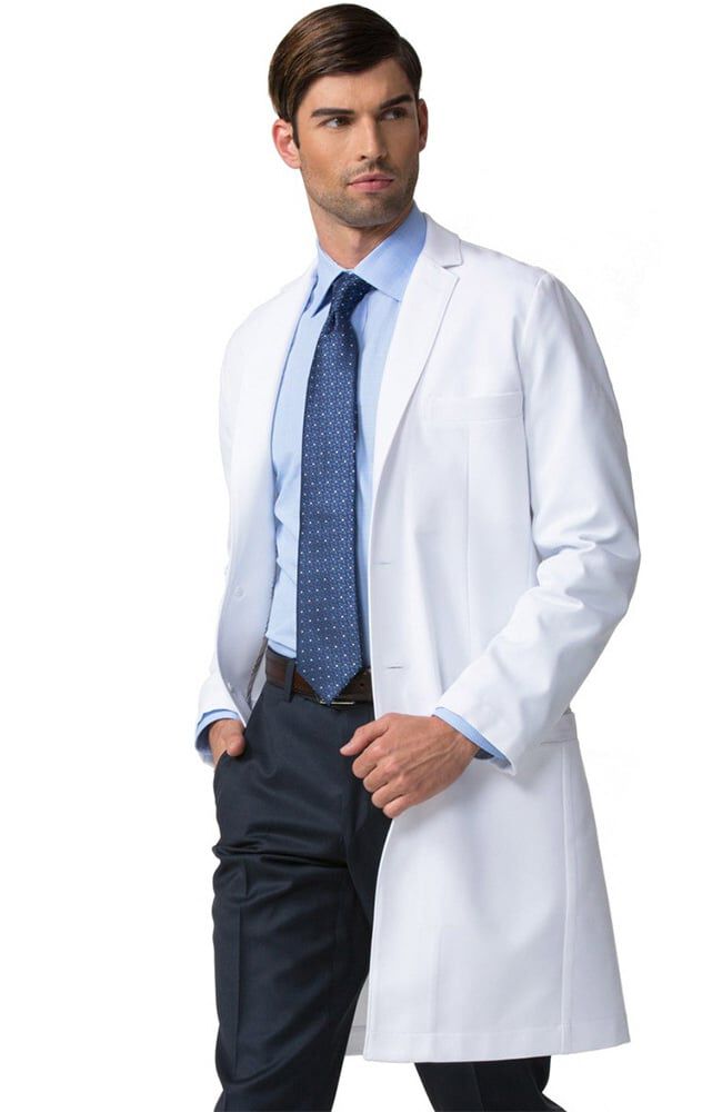 Mens slim fit lab sale coat