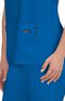 Clearance Women's Skye V-Neck Knit Side Panel Solid Scrub Top, , large