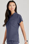 Barco Unify Women's Henley Tuck-In Scrub Top, , large