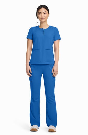 Women's Joy Henley Crew Neck Scrub Top Women's Joy Henley Crew Neck Scrub Top