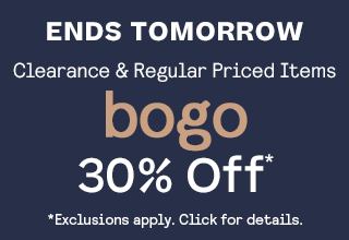 Shop Men The Cool Down Sale
BOGO 30% Off* + 
Free Shipping* 
Code: SEPBOGO Ends Tomorrow