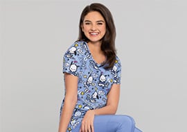 Tooniforms: 8 Fun and Festive Scrub Prints