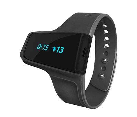 Black BodiMetrics Sleep and Fitness Monitor