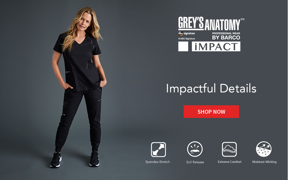 click to shop impact by grey's anatomy.