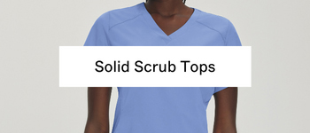 shop white cross solid scrub tops