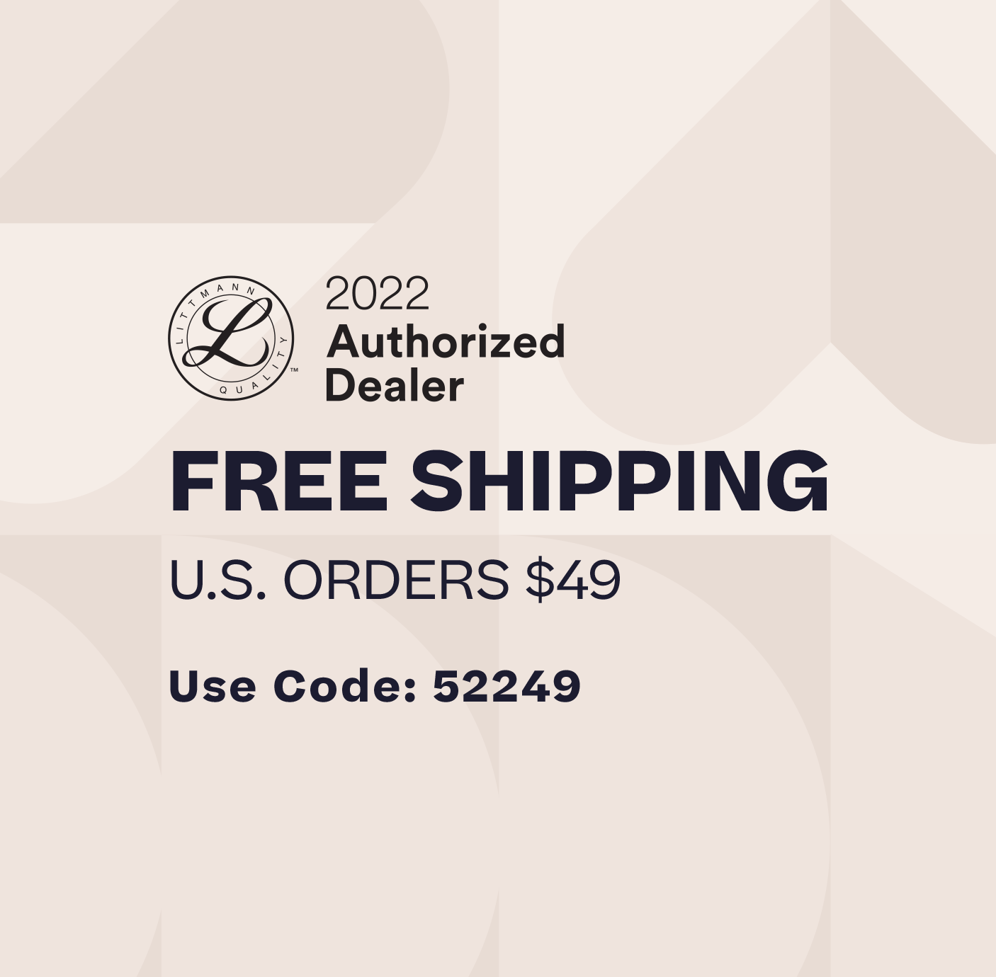 Free U.S. Shipping on Littmann Orders of $49+