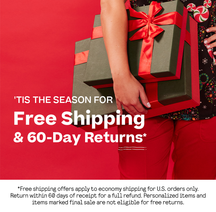 FREE SHIPPING & RETURNS*
ALL MONTH LONG
*Free shipping offer applies to economy shipping for U.S. orders only. Return within 60 days of receipt for a full refund. Personalized items and items marked final sale are not eligible for free returns.