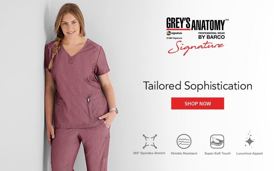 click to shop signature by grey's anatomy.