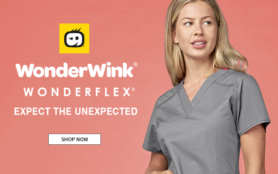 click to shop wonderflex by wonderwink. expect the unexpected.