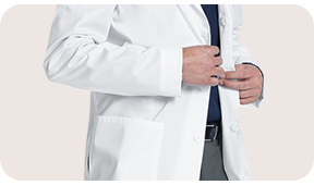 M3 bernard slim fit lab coat sales