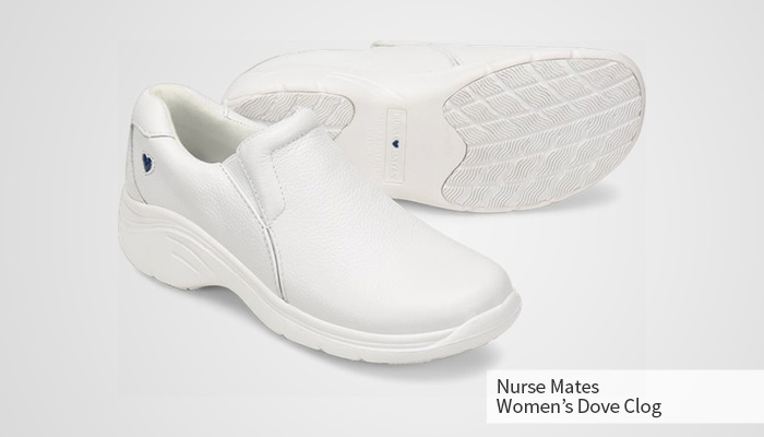 nurse mates dove clog for women