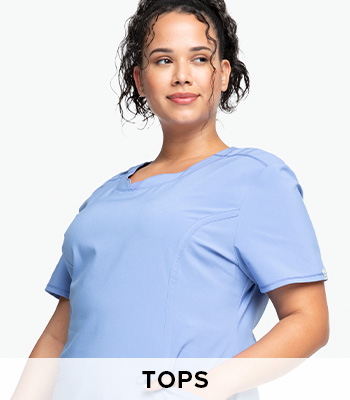 shop inifnity by cherokee women's solid scrub tops