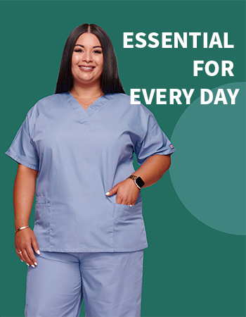 shop cherokee workwear originals women's v-neck 2 pocket solid scrub top