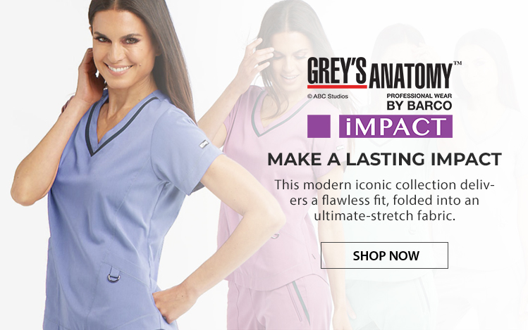 shop impact by grey's anatomy, a flawless fit, folded into an ultimate-stretch fabric