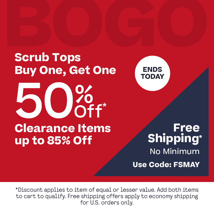 Clearance Tops BOGO 50% Off (No Code Needed) Ends Today plus Free U.S. Shipping No Minimum Code: FSMAY exclusions apply