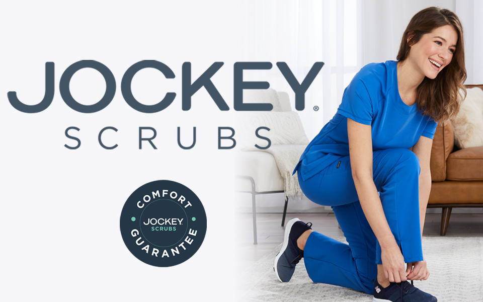 click to shop jockey scrubs.