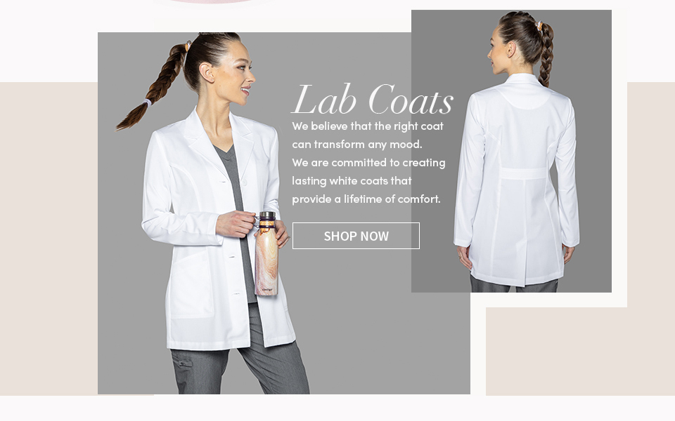 click to shop med couture lab coats. we believe that the right coat can transform any mood. we are committed to creating lasting white coats that provide a lifetime of comfort.