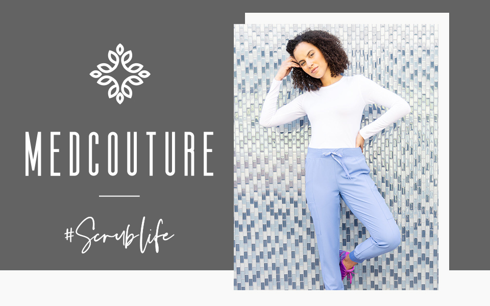 click to shop med couture, #scrublife.